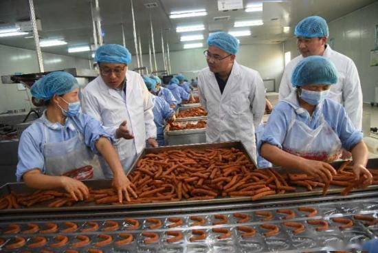 杞縣裴村店鄉(xiāng) 食品生產(chǎn)車間里的勞動剪影